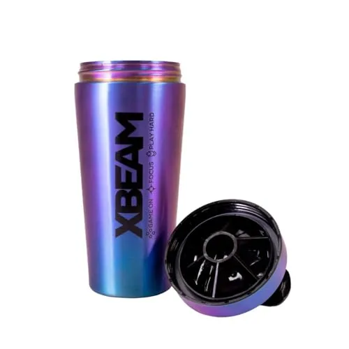 GymBeam HoloShake Steel YBEAM Shaker Acciaio 739 ml
