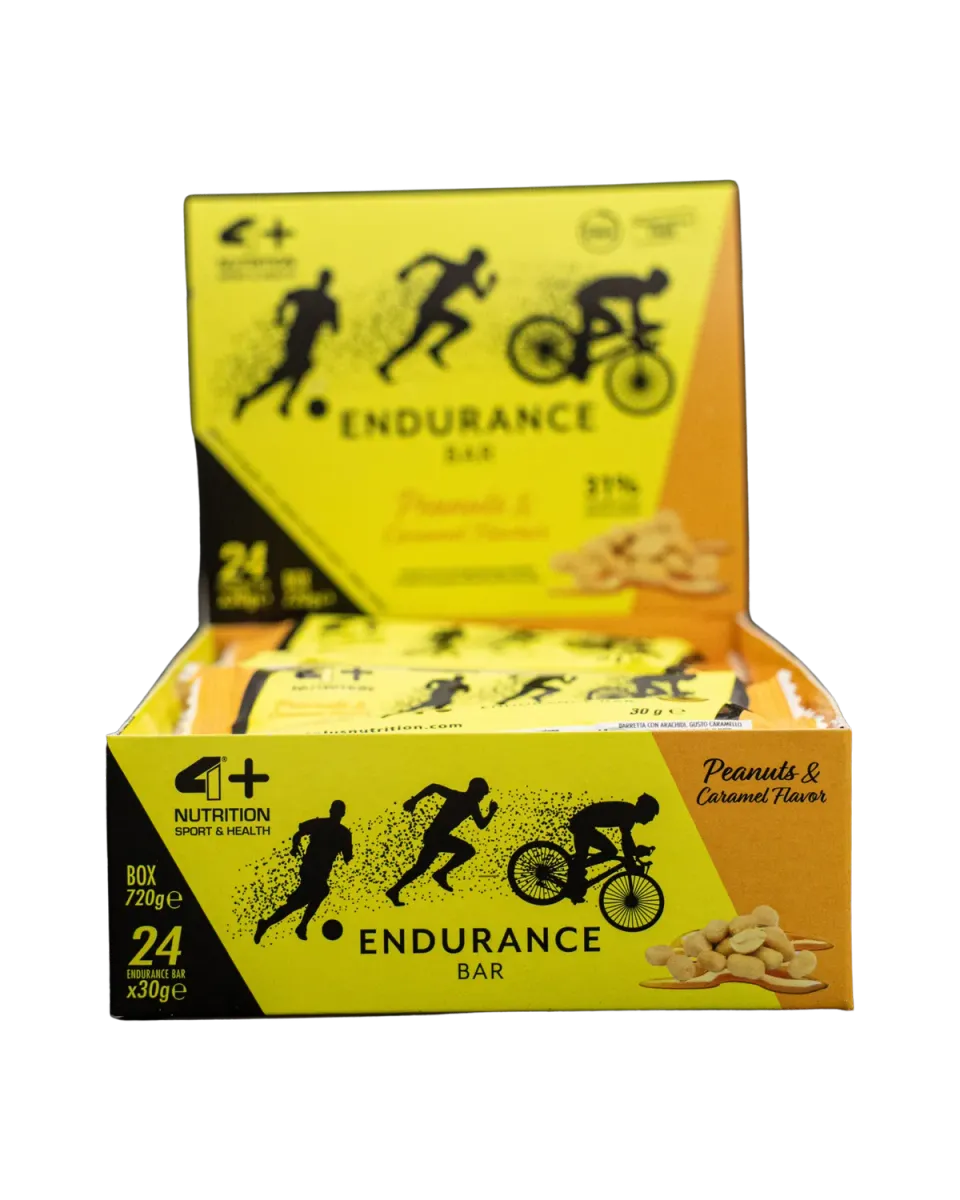 4 Plus Nutrition Endurance Bar Barretta Energetica 30 g Senza Glutine