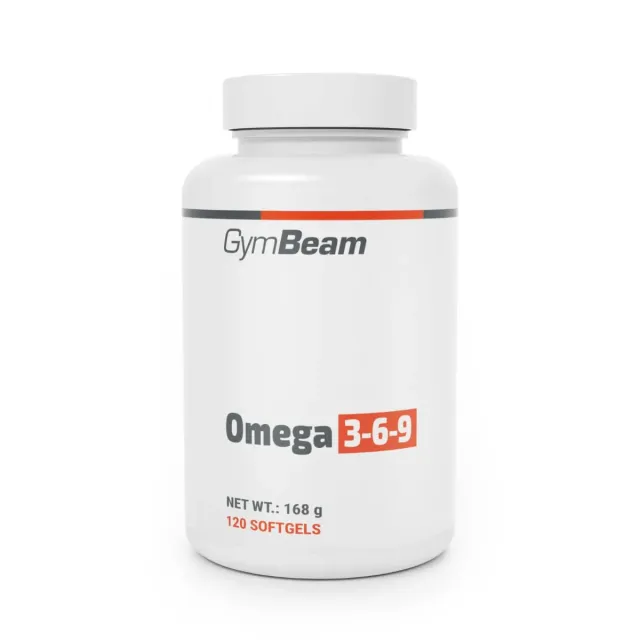 GymBeam Omega 3-6-9 capsule 120 cps pesce lino