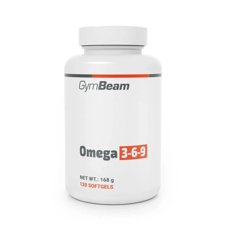 GymBeam Omega 3-6-9 capsule 120 cps pesce lino