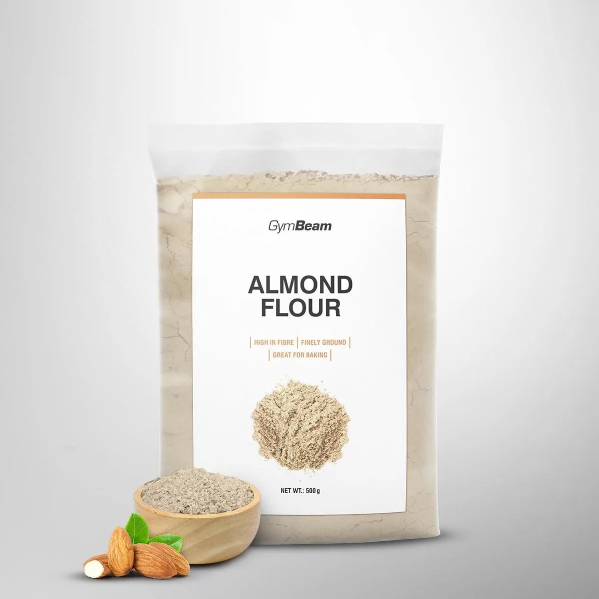 GymBeam Farina di Mandorle 500 g senza glutine proteica