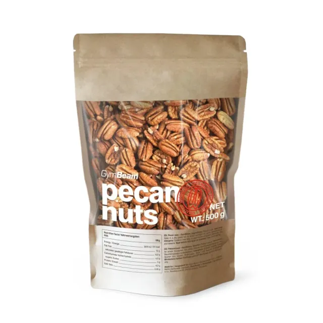 GymBeam Noci Pecan sgusciate 500 g omega dolci