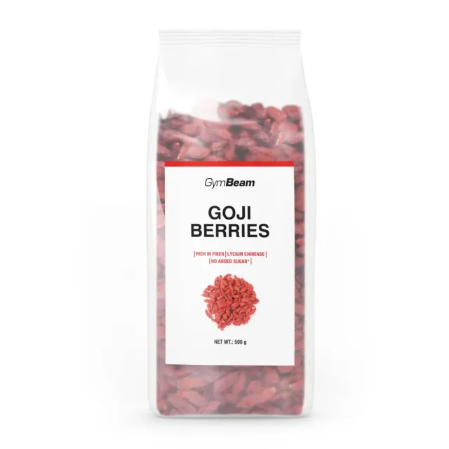 GymBeam Bacche di Goji Essiccate Snack 500 g Fibre