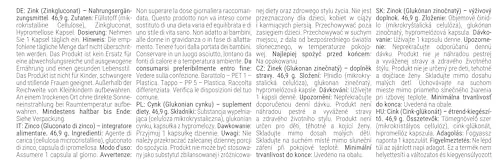 GymBeam Zinco Gluconato Integratore Vegano Senza Glutine
