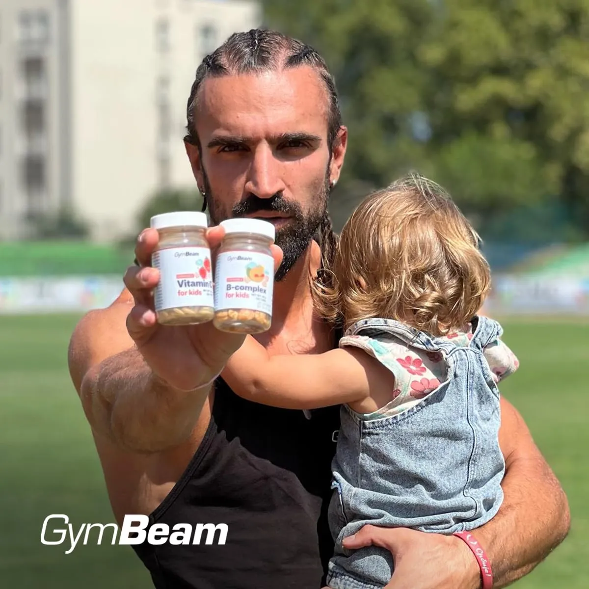 GymBeam B-Complex masticabili 120 cpr albicocca