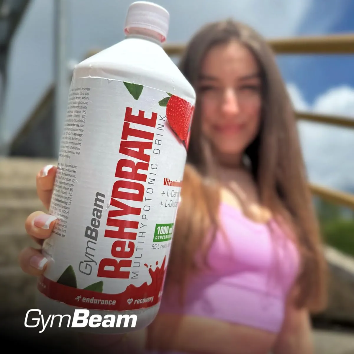 GymBeam ReHydrate 1000 ml Forest Fruit Ipotonica