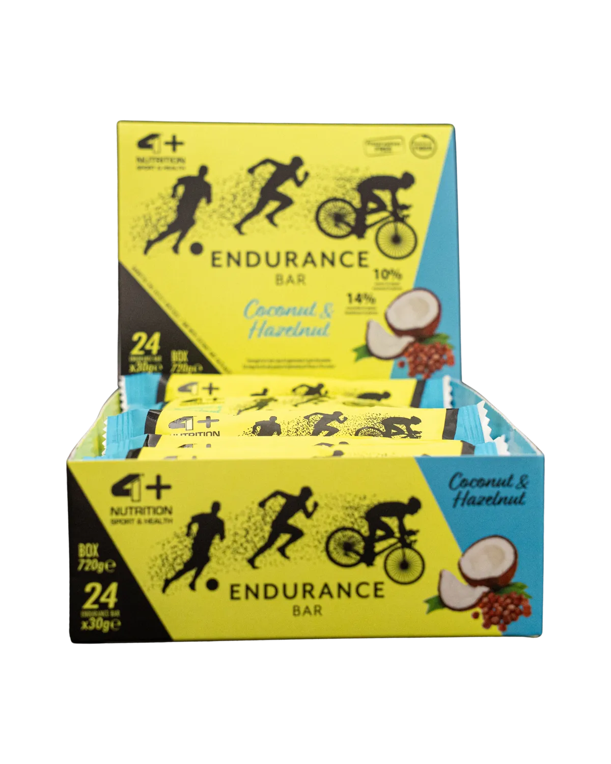 4 Plus Nutrition Endurance Bar Barretta Energetica 30 g Senza Glutine