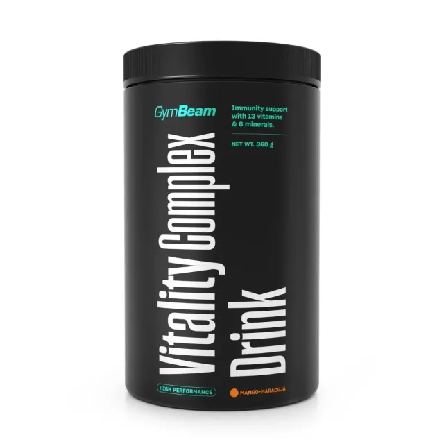 GymBeam Vitality Complex Drink polvere 360 g mango maracuja