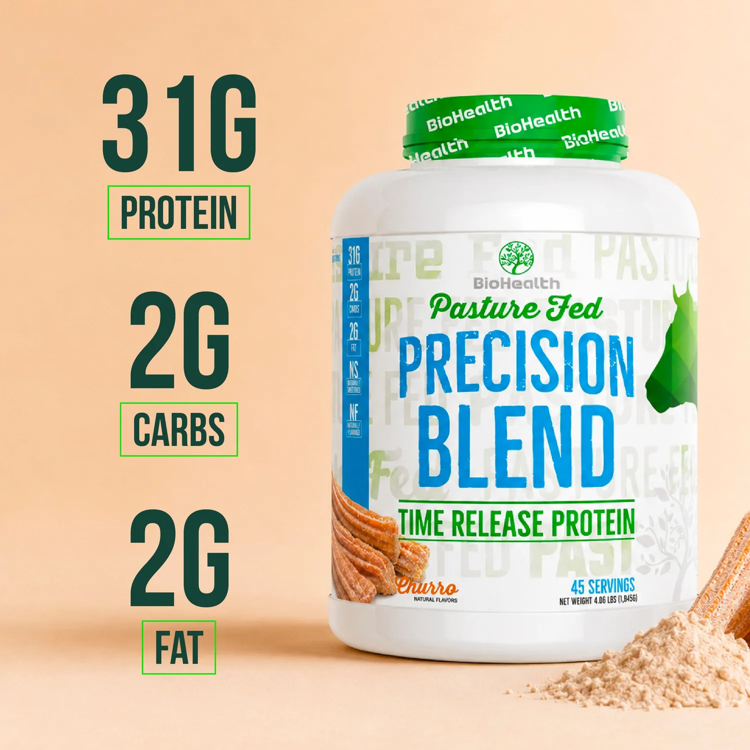 BioHealth Precision Blend proteine vaniglia 2 lb isolate