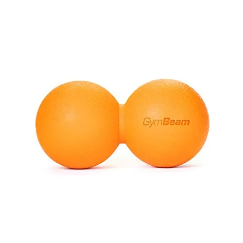 GymBeam DuoRoll palla massaggio doppia arancione rigida