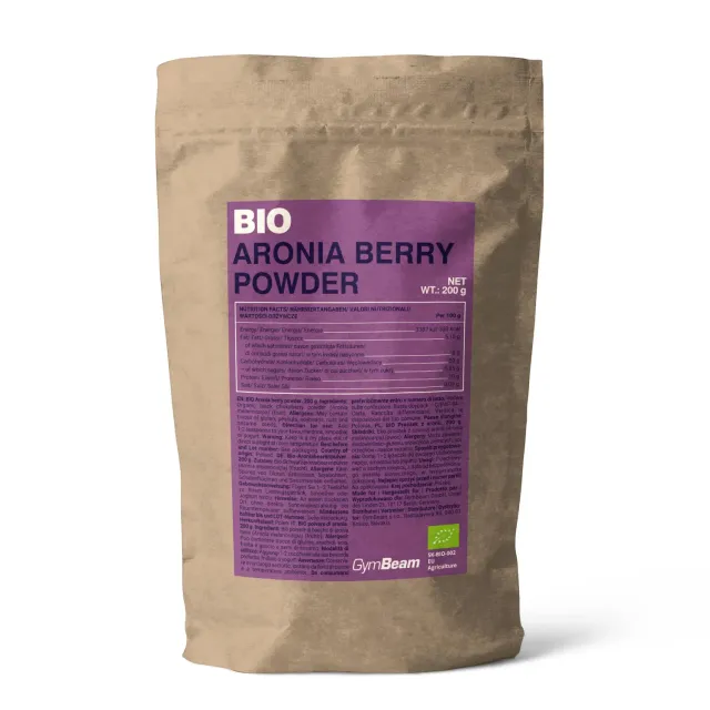 GymBeam Aronia Bio Polvere Vegana Senza Zuccheri