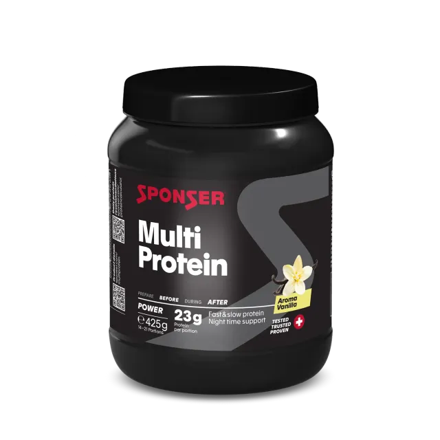 Sponser Multi Protein Vaniglia Barattolo 425 g Lento