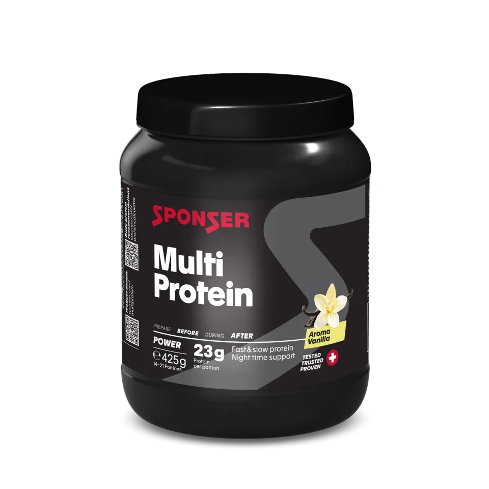 Sponser Multi Protein Vaniglia Barattolo 425 g Lento