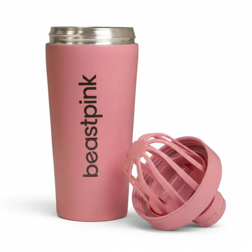 GymBeam Steel Shaker Termico 650 ml acciaio inox