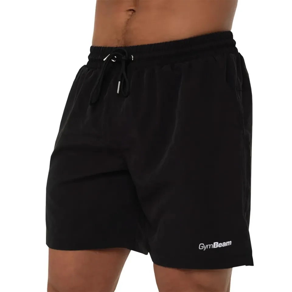 GymBeam Black costume da bagno uomo nero asciugatura rapida
