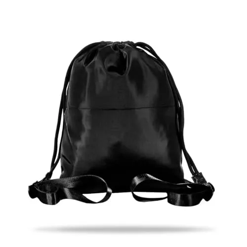 GymBeam sacca sportiva cordino palestra poliestere nero