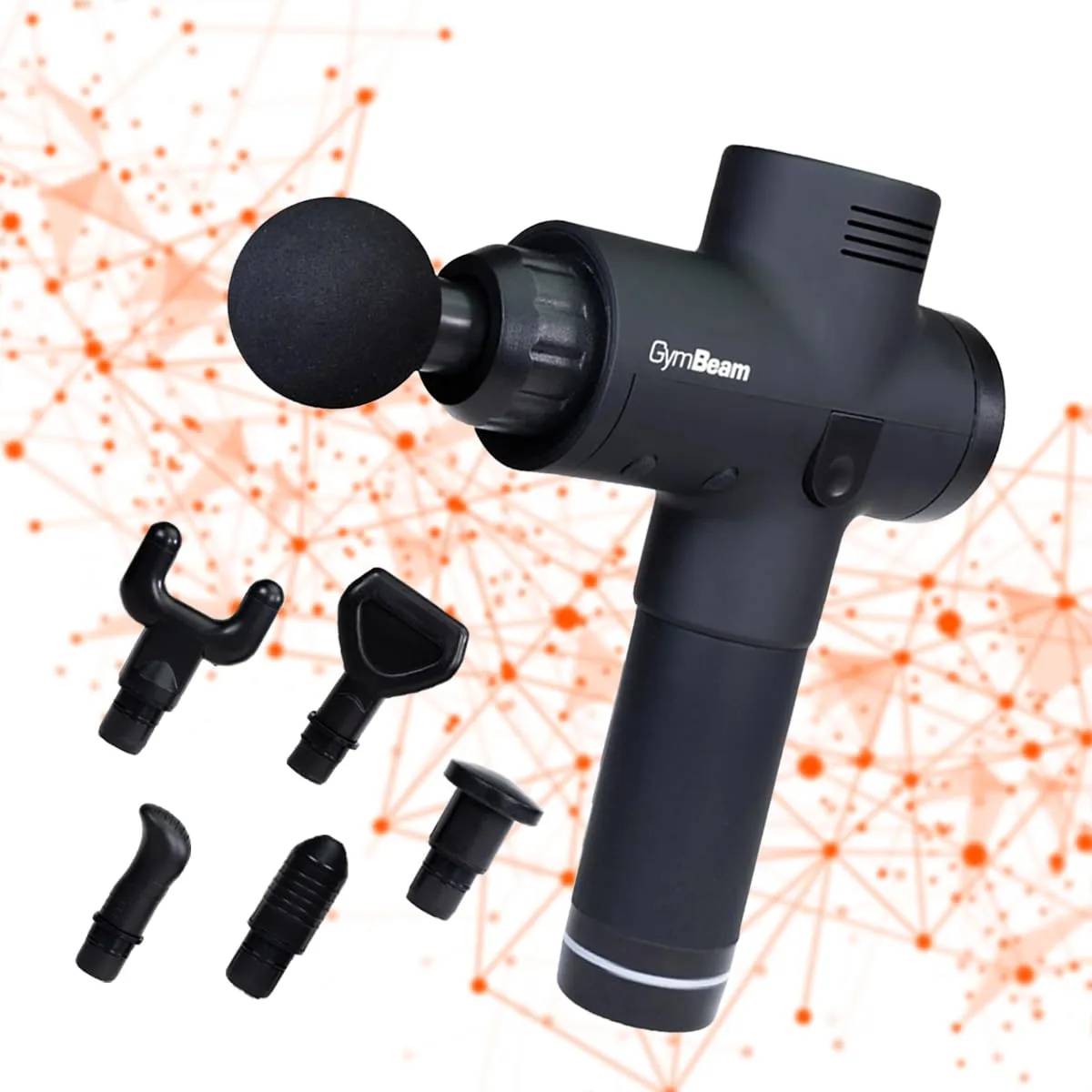 GymBeam Massage Gun VI Black 30 livelli recupero