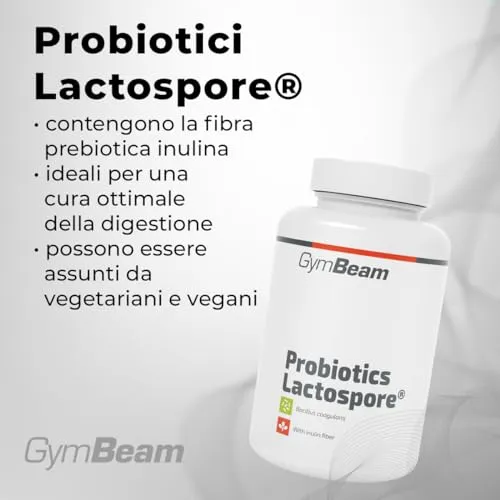 GymBeam Probiotici Lactospore 90 cps Bacillus Coagulans