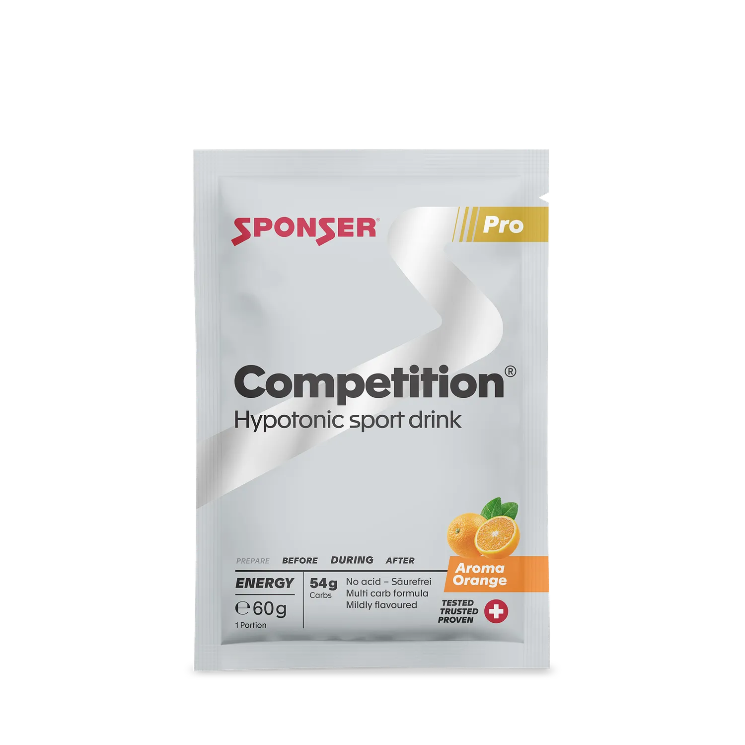 Sponser Competition drink Orange 60 g monodose energia