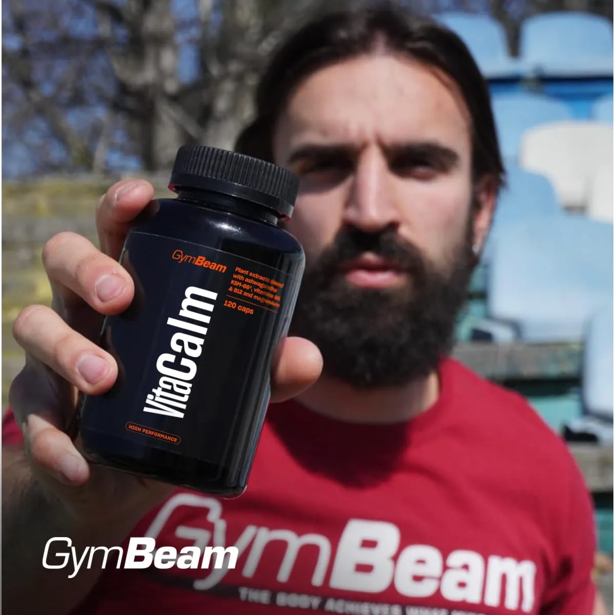 GymBeam VitaCalm Ashwagandha 120 cps rilassante