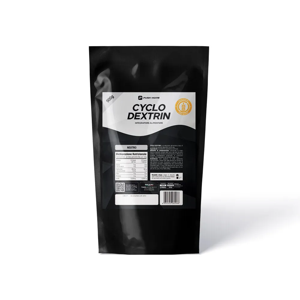 Push More Cyclo Dextrin carboidrati 900 g arancia Cluster Dextrin