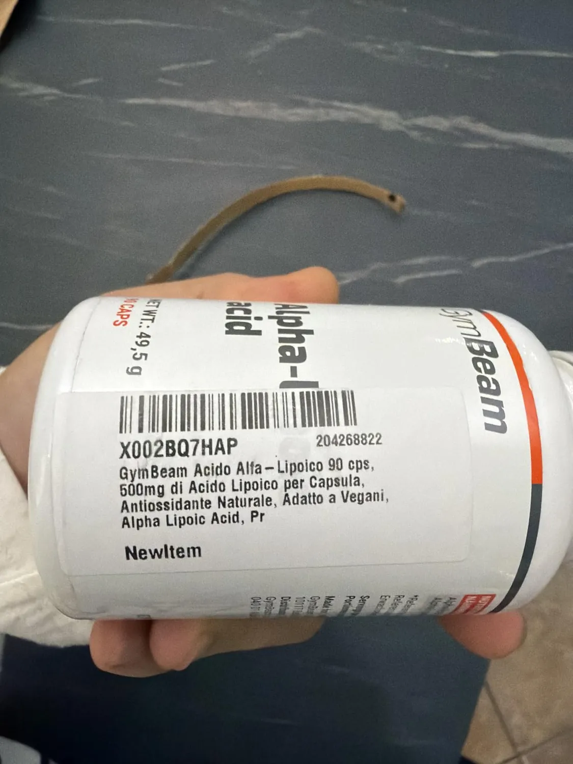 GymBeam Acido Alfa-Lipoico capsule 90 cps antiossidante
