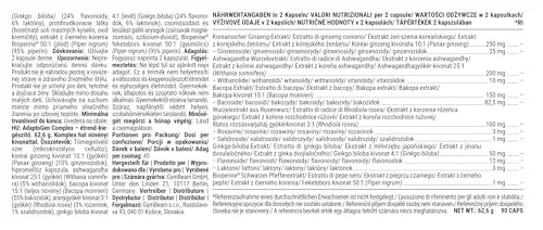 GymBeam AdaptoGen Complex Integratore 6 Estratti Vegano