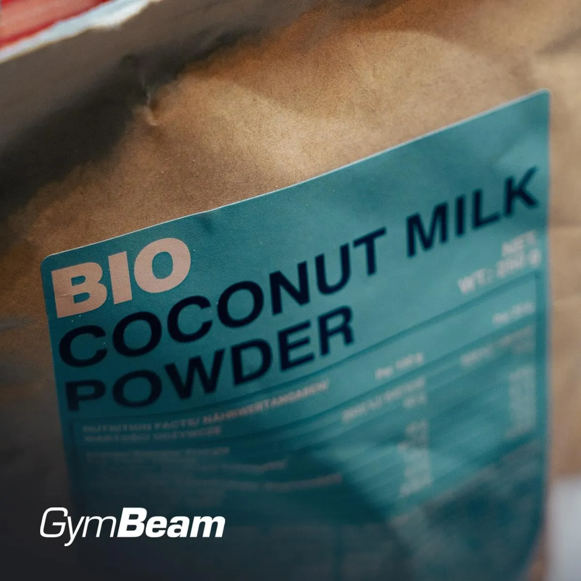 GymBeam Latte di Cocco BIO in polvere 250g senza zuccheri