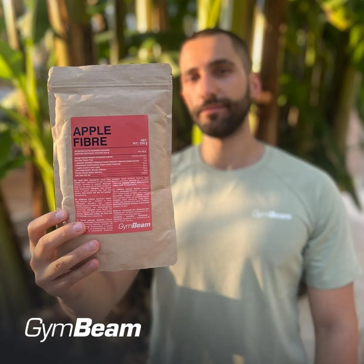 GymBeam Fibra di Mela Polvere 250g Solubile Saziante