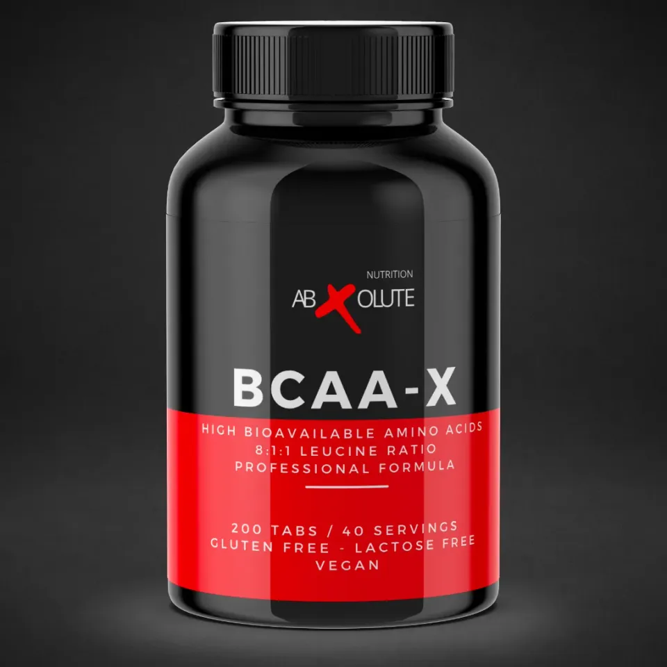 ABXOLUTE NUTRITION BCAA-X aminoacidi 8:1:1 200 compresse vegan