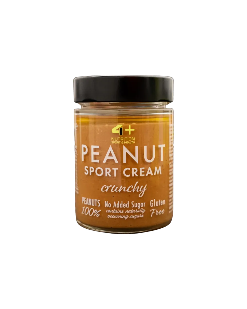 4 Plus Nutrition Peanut Sport Cream crema arachidi crunchy 300 g