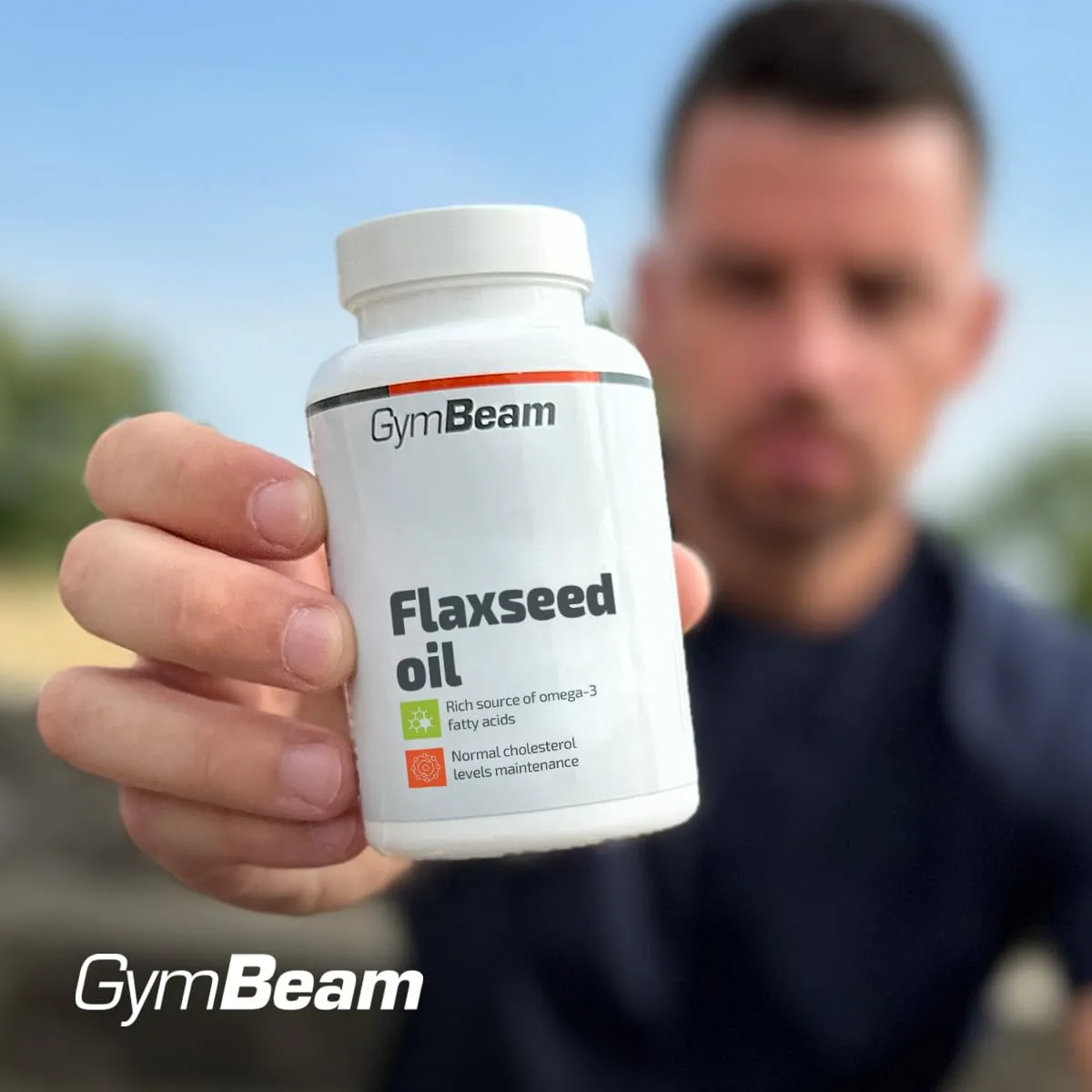 GymBeam Olio Semi di Lino capsule 2000 mg omega 3-6-9