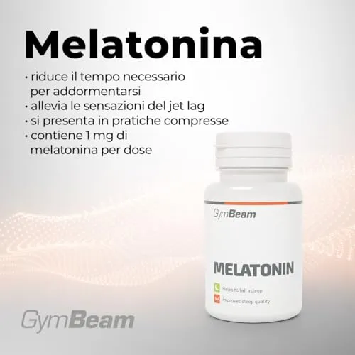 GymBeam Melatonina Pura compresse 1 mg sonno