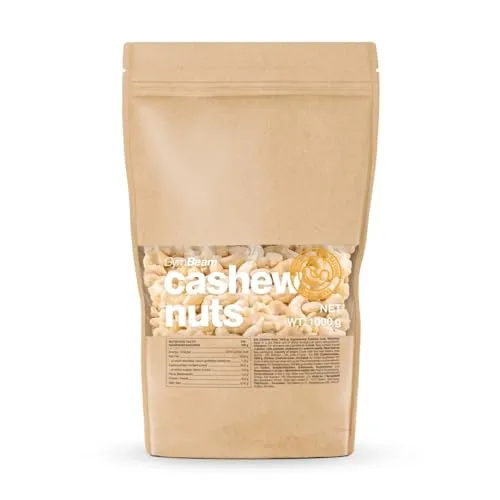 GymBeam Anacardi Frutta Secca Snack 500 g Senza Sale