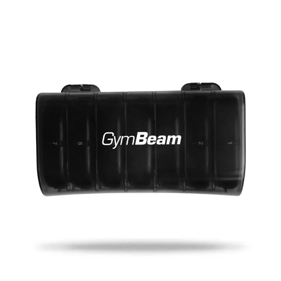 GymBeam portapillole settimanale 7 giorni 2 scomparti