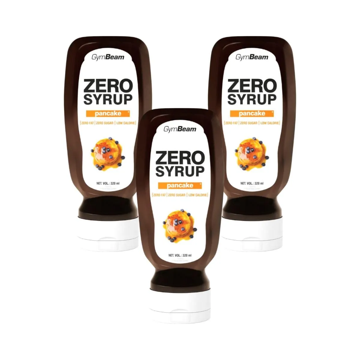 GymBeam Sciroppo Zero Pancake 320 ml Zero Calorie