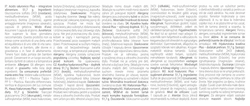 GymBeam Acido Ialuronico Plus Integratore Articolazioni 60 Capsule