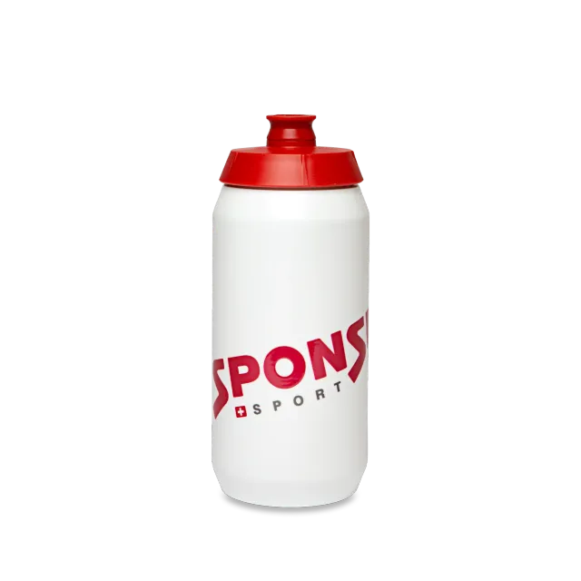 Sponser Pro Bottle borraccia 500 ml bianco rosso leggera