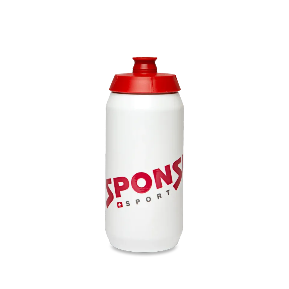 Sponser Pro Bottle borraccia 500 ml bianco rosso leggera
