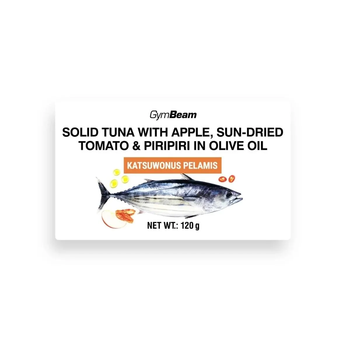 GymBeam Tonno Olio Oliva Mele Pomodori Secchi 120 g