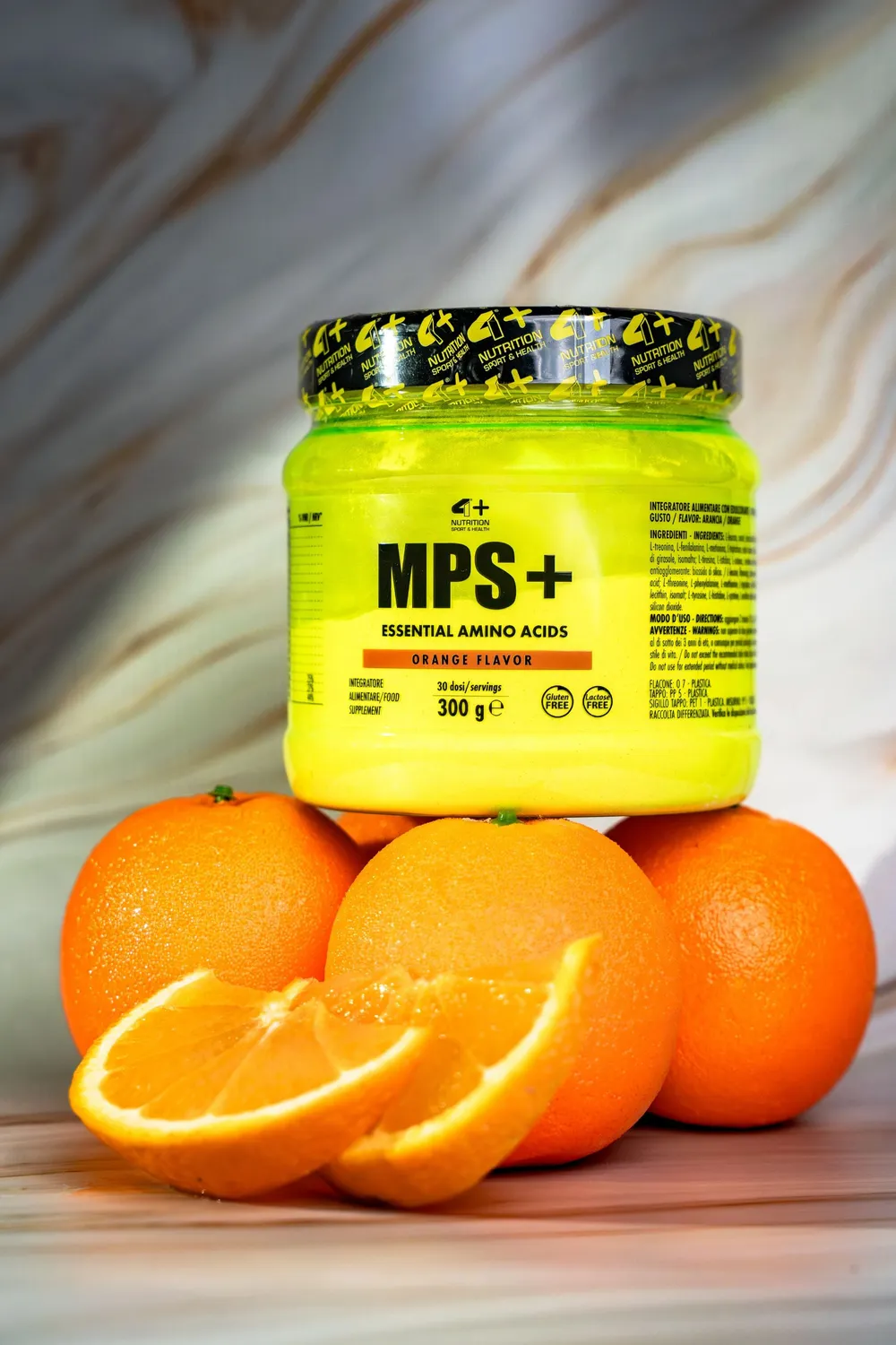 4 Plus Nutrition MPS+ aminoacidi essenziali 300 g recupero muscolare