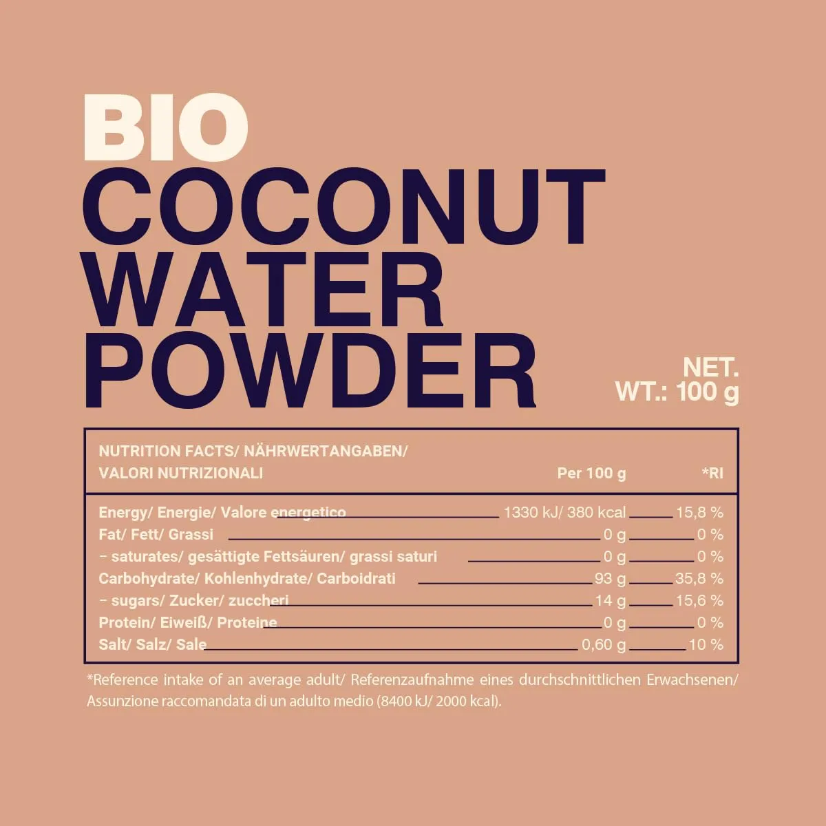 GymBeam Acqua di Cocco BIO polvere 100 g