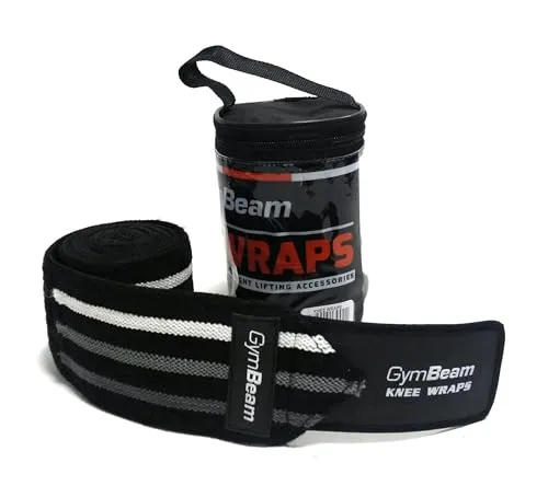 GymBeam Fasce Ginocchio elastiche x2 con velcro