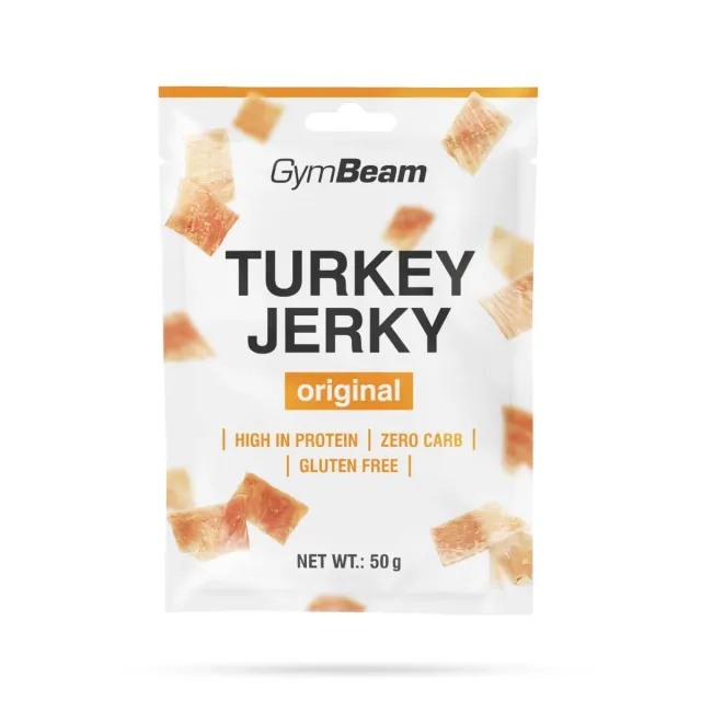 GymBeam Turkey Jerky carne tacchino 50g proteico