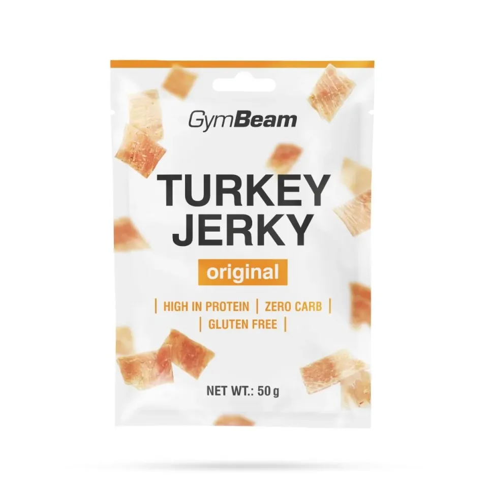 GymBeam Turkey Jerky carne tacchino 50g proteico