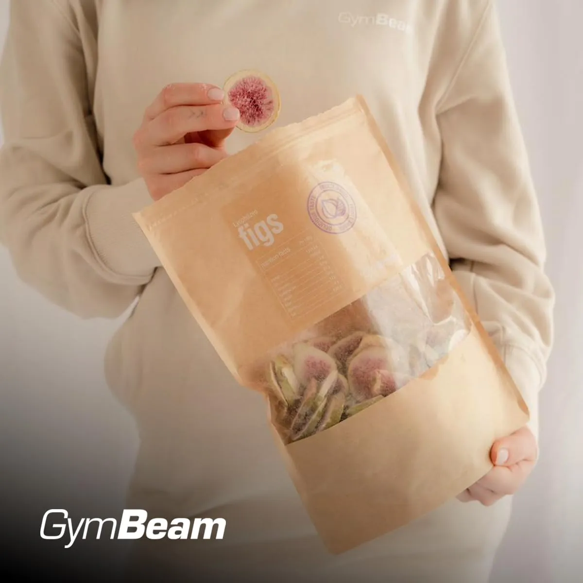 GymBeam Fichi Liofilizzati 100 g senza zuccheri aggiunti