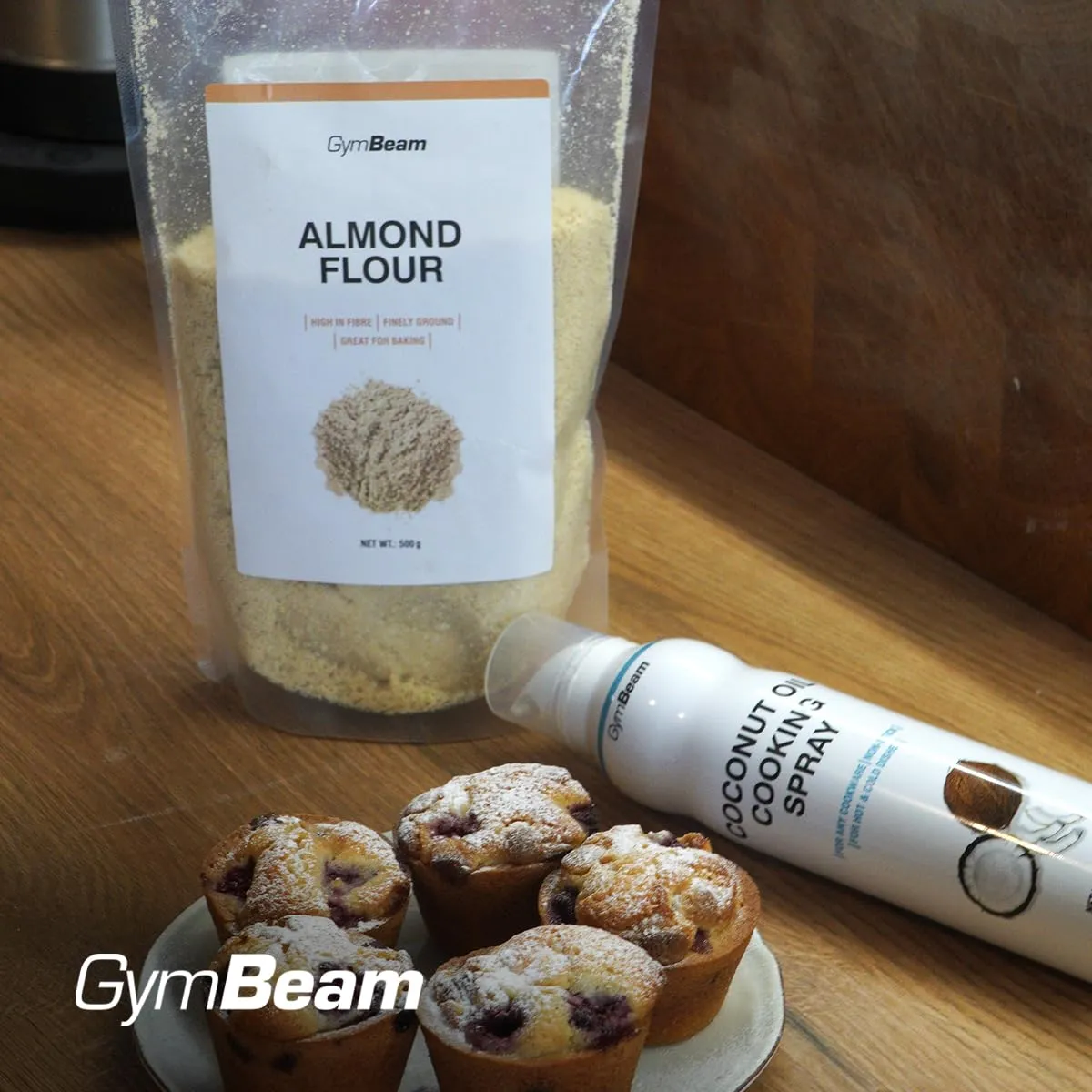 GymBeam Farina di Mandorle 500 g senza glutine proteica