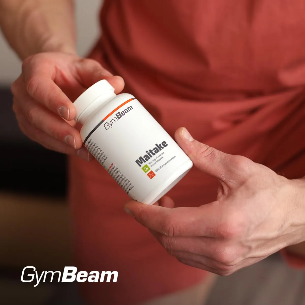 GymBeam Maitake Fungo capsule 90 cps 30% polisaccaridi