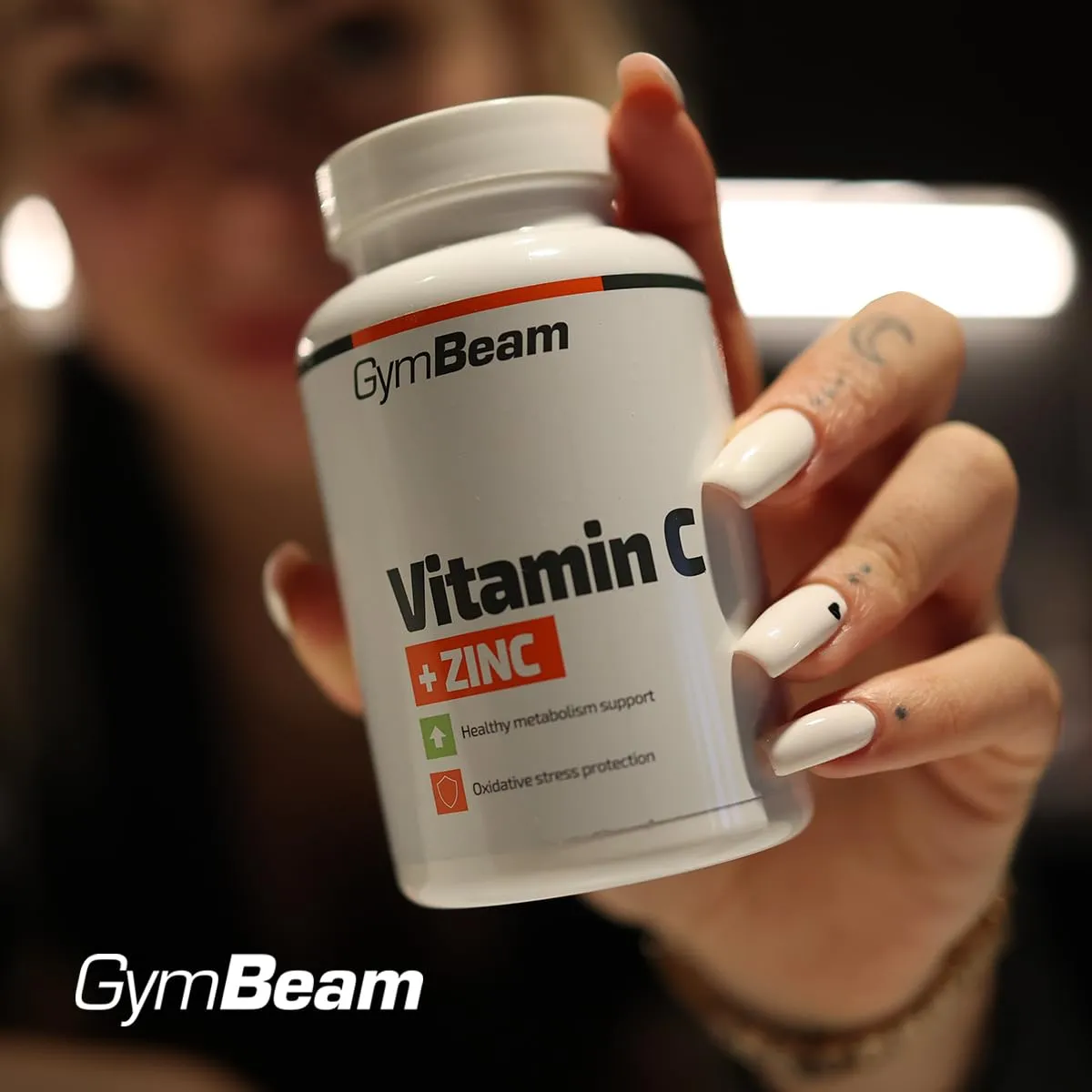 GymBeam Vitamina C Zinco 120 Compresse Immunitario