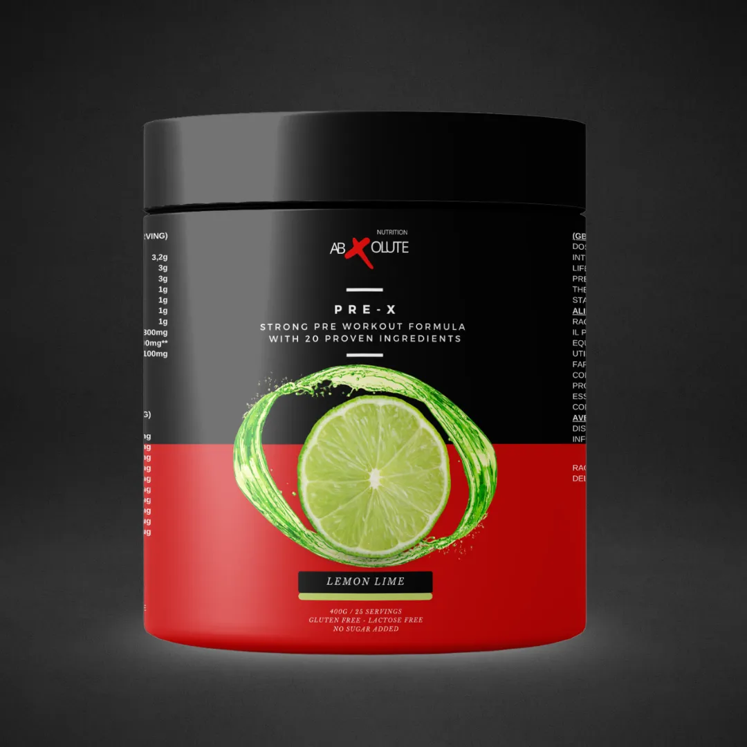 ABXOLUTE PRE-X Pre-Workout Arancia 400g caffeina
